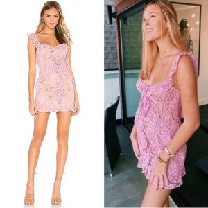 Majorelle Ashton mini dress cotton candy